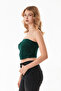 Basic Strapless Bustier with Draped Sides - 3