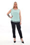 16879 Sleeveless Jesika Blouse with Neck and Skirt Tulle (R) (D101) - 3