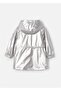Girl's Shiny Windbreaker Oro Blanco 3411 - 5