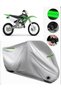 Kawasaki Kx 85 Compatible Motorcycle Tarpaulin Premium (Lock Compatible)-Gray