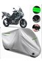 Kawasaki Versys X300 Compatible Motorcycle Tarpaulin Premium (Lock Compatible)-Gray