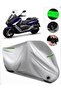 Sym Maxi 400I Abs Compatible Motorcycle Tarpaulin Premium (Lock Compatible)-Gray