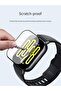 واقي شاشة لساعة Xiaomi Redmi Watch 5 Active متوافق مع إطار أسود منحني بتغطية كاملة - 4
