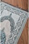 Patterned Fringed Gift Bundle Taffeta Gray Prayer Rug - 5