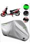 Mondial 180 Z-One S Compatible Motorcycle Tarpaulin Premium (Lock Compatible)-Grey