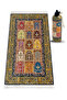 Silk Textured Prayer Rug with Carrying Bag Ipk07