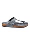 50017 Single Buckle Gray Men's Flip Flops