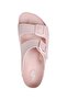 50003 Salmon Pink Double Buckle Daily Women's Slippers - 6