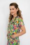 Green Leaf Nurse Doctor Hospital Chef Uniform Top