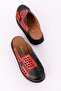 Genuine Leather Laser Cut Padded Sole Daily Slippers Mlk.3229 - 2