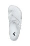 50008 Single Buckle White Women's Flip Flops - 6