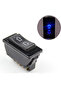 2Pcs Car Power Switchs UNIVERSAL 12V 2 WAY MOMENTARY ELECTRIC AERIAL UP DOWN ROCKER SWITCHES - 5