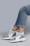 29100 High Top Gray - White Women's Sneaker Casual Sneakers