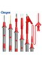 مجموعة أدوات اختبار متعددة القياسات Cleqee P1503E، 21 قطعة، مع مجسات إبرة قابلة للاستبدال ومشبك التمساح 4 مم ... - 2