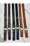 Leather Bocel Bag Strap 1 Pair Black - 2