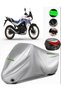 Honda XL 750 Transalp Rear Bag Compatible Motorcycle Tarpaulin Premium (Lock Compatible)-Gray