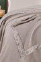 طقم غطاء بيج مزدوج من القطن 100% - 200x220 سم - 3
