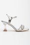 Women's Special Material Transparent Heeled Ankle Adjustable Evening Dress Shoes - 2