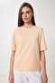 Padded Interlock T-Shirt Peach Lus0085 - 4