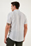 Striped 100% Cotton Slim Fit Short Sleeve Shirt Men Shirt Cf23s116097 - 4