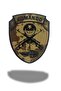 Commando Lettering Embossed Plastic Velcro Rigging Patch - 2
