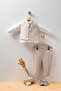 4-Piece Striped Vest Set Bow Tie Special Occasion Holiday Boys' Baby Outfit