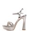 Pc-54505 Z Silver Women's Evening Dress Wedding Engagement Shoes - 2