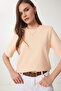Padded Interlock T-Shirt Peach Lus0085 - 3