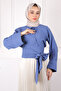 Indigo Waist Tie Shirt