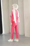 Lacing Detailed Suit Fuchsia - 6