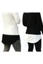 2 Li under Shirt Sweater T-Shirt or Sweat under Sweat White-Black
