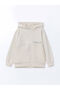 Hooded Boy's Zippered Sweatshirt