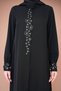 Luxury Dubai Silk Applique Embroidered Abaya Stylish Abaya New Abaya - 8