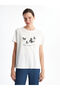 Crew Neck Printed Women's T-Shirt