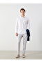 Nevavm Slim Fit Long Sleeve Striped Men's Shirt with Difference - 2