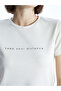 Crew Neck Printed Women's T-Shirt - 3
