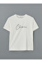 Lcw Vision Ecru Crew Neck Stone Women's T-Shirt - 5