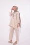 Women's Pendant Strawberry Fabric Sleeve Detailed Hijab Double Set - 2