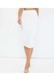 Women's Pencil Office Skirt Waist Elastic Midi Scuba Diving Fabric - 3