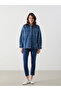 Nevavm Shirt Collar Beaded Oversize Women's Jean Tunic with a Difference - 2
