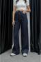 Dark Navy Tie-Front Jeans - 4