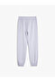 Girl's Purple Basic Jogger Sweatpants - 2
