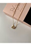 Gold Color Steel Stone Swan Necklace
