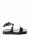Black Leather Women's Sandals K 05826005203