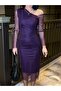 Off-Shoulder Design Tulle Dress Wedding Engagement Graduation Dress - 4