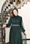 Alya Evening Dress Emerald Tbsfvm206 - 3