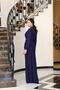 Dilara Evening Dress Navy Blue Tbsfvm208 - 3