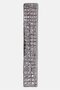 Women Quilted Scarves 115 L x 19 H cm, Silver