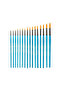 111 Series Golden Synthetic Round Brush No:2/0 for Watercolor and Gouache Paint - 3