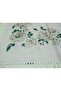Elegant Vivid Rose Pattern Cotton Shawl with Tassels, Prayer Cover 180X70Cm - 3